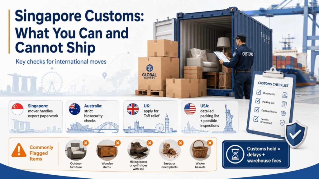 International moving from Singapore guide