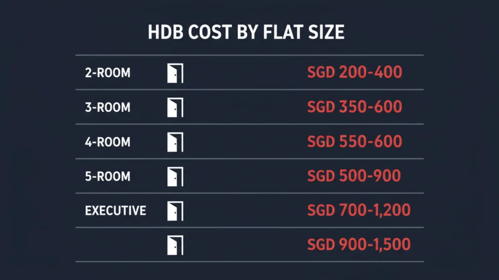 moving cost singapore